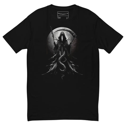 Plague Moon Reaper T-Shirt – Gothic Design for Dark Fashion - darkelegance