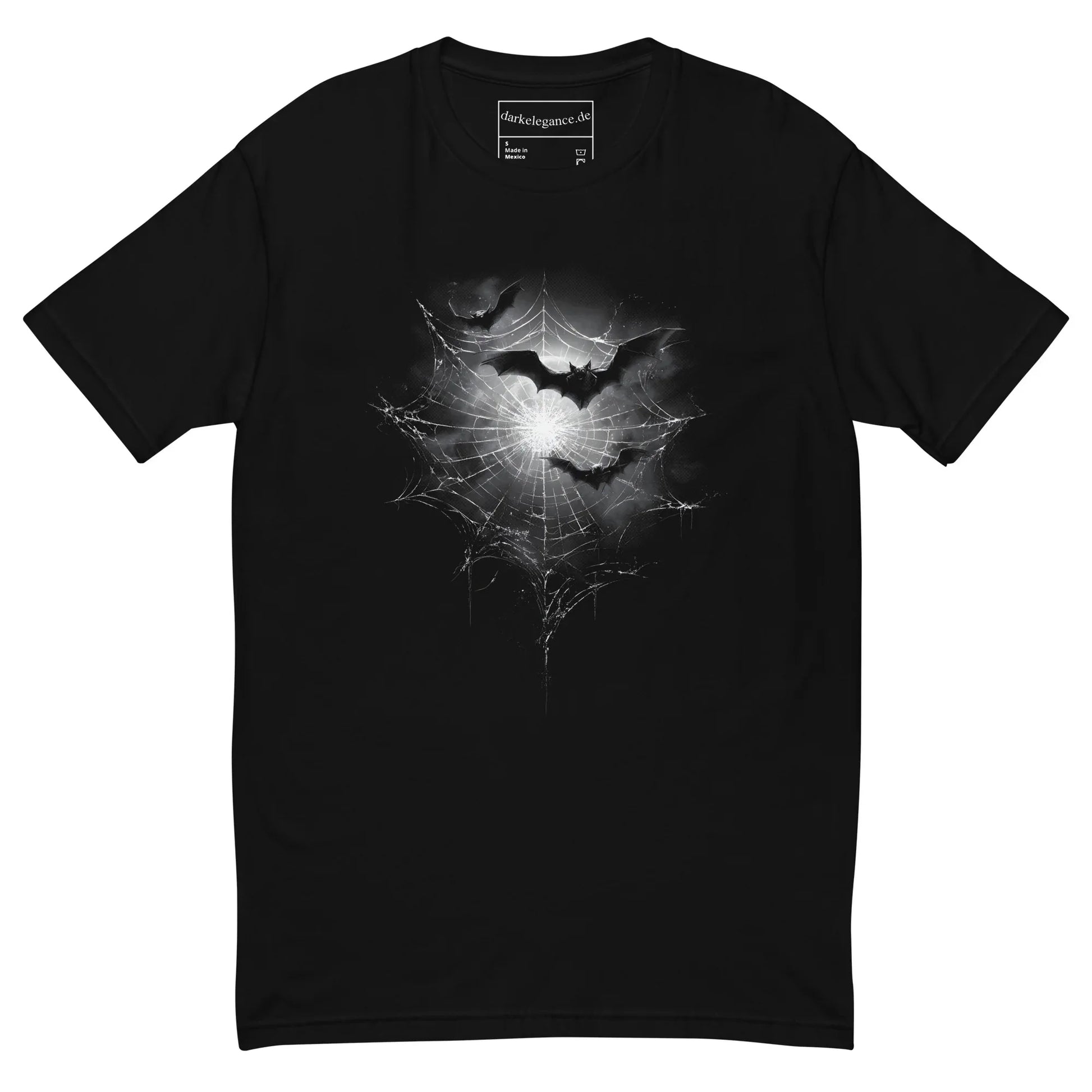 Web Of Night T-Shirt – Gothic Design for Dark Fashion - darkelegance