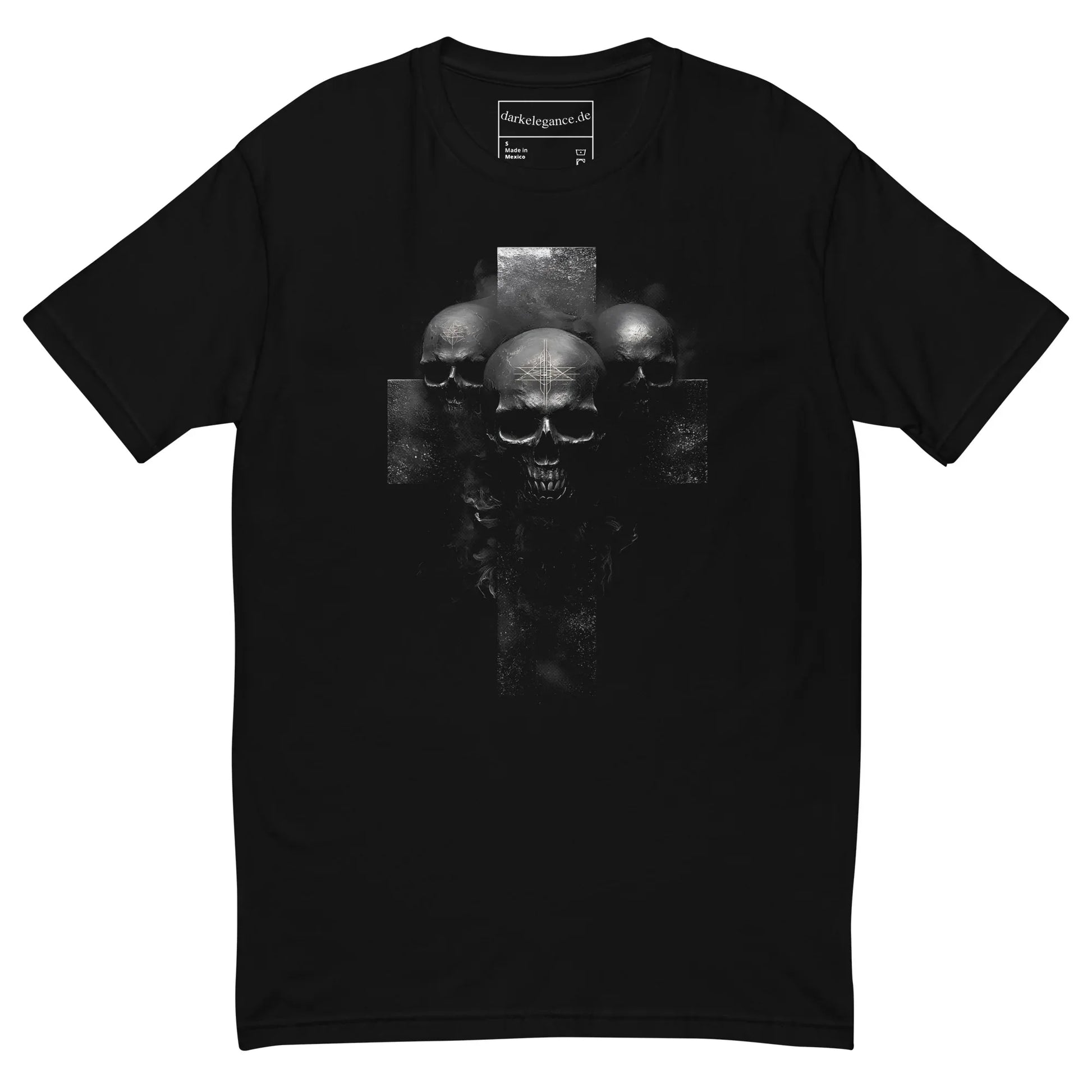 Triune Sigil T-Shirt – Gothic Design for Dark Fashion - darkelegance