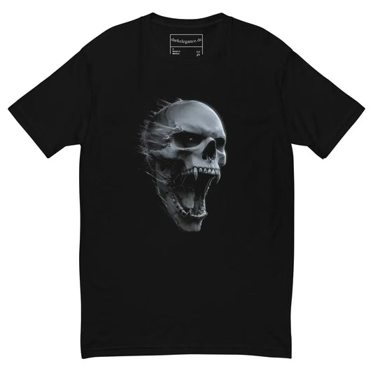 Shardfang Skull Scream T-Shirt – Gothic Design for Dark Fashion - darkelegance