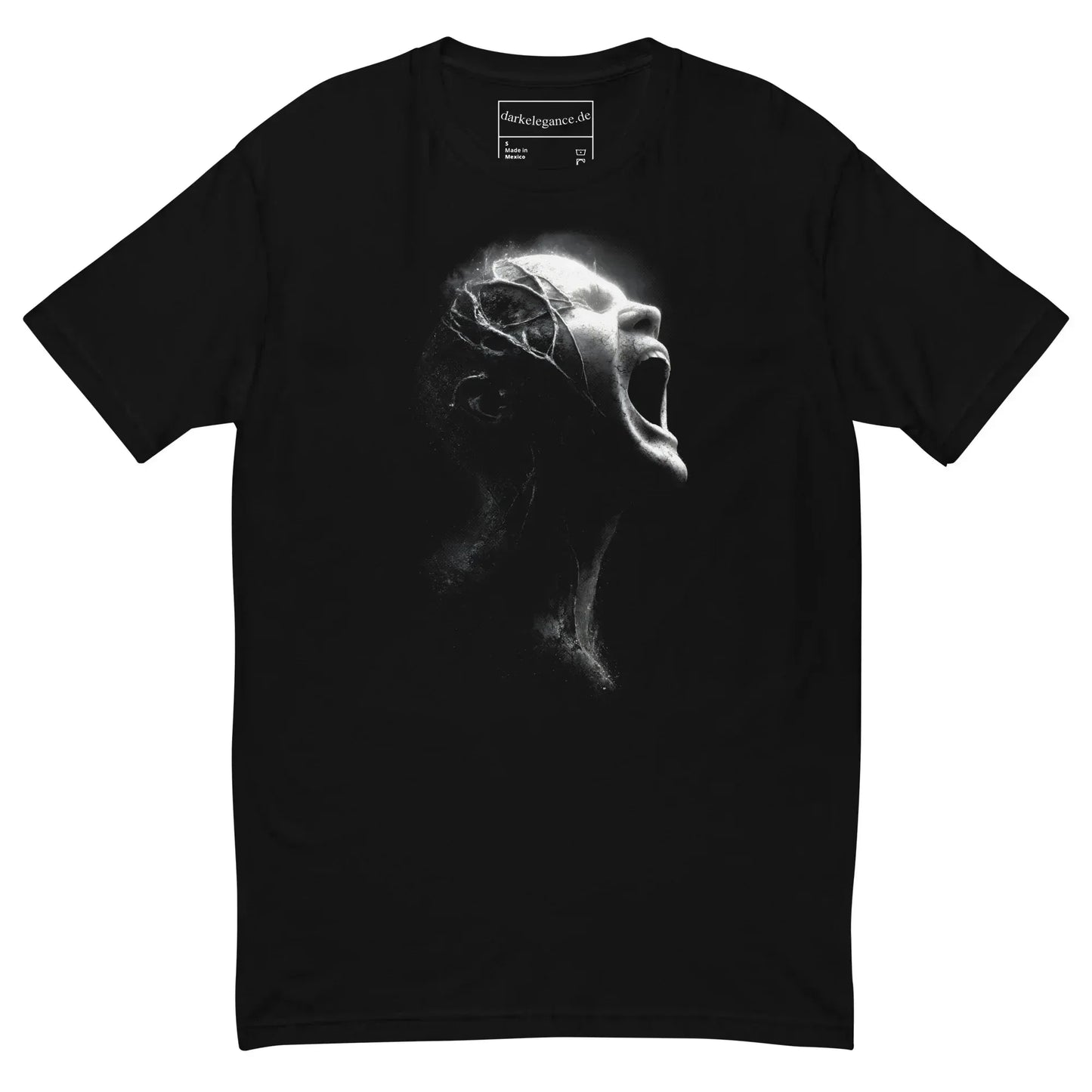 Silent Howl Wraith T-Shirt – Gothic Design for Dark Fashion - darkelegance