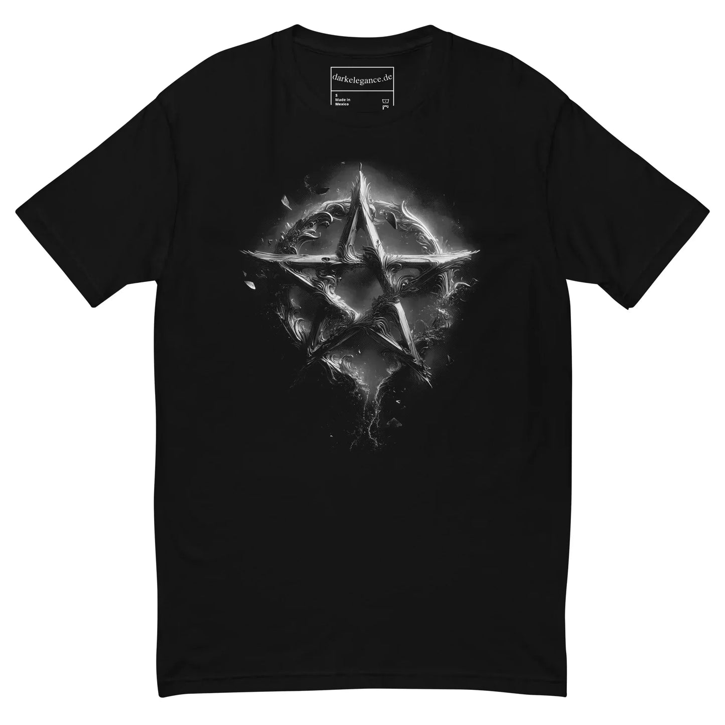 Obsidian Sigil Star T-Shirt – Gothic Design for Dark Fashion - darkelegance