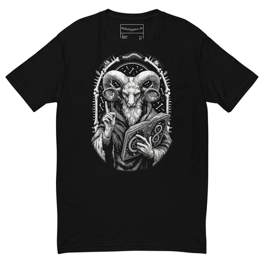Arcane Ram T-Shirt – Gothic Design for Dark Fashion - darkelegance