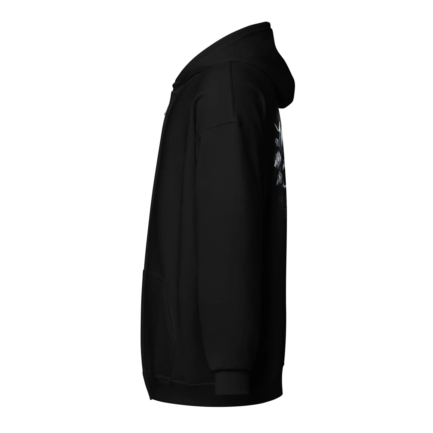 Silent Requiem Skull Hoodie – Gothic Design for Dark Fashion - DARK ELEGANCE