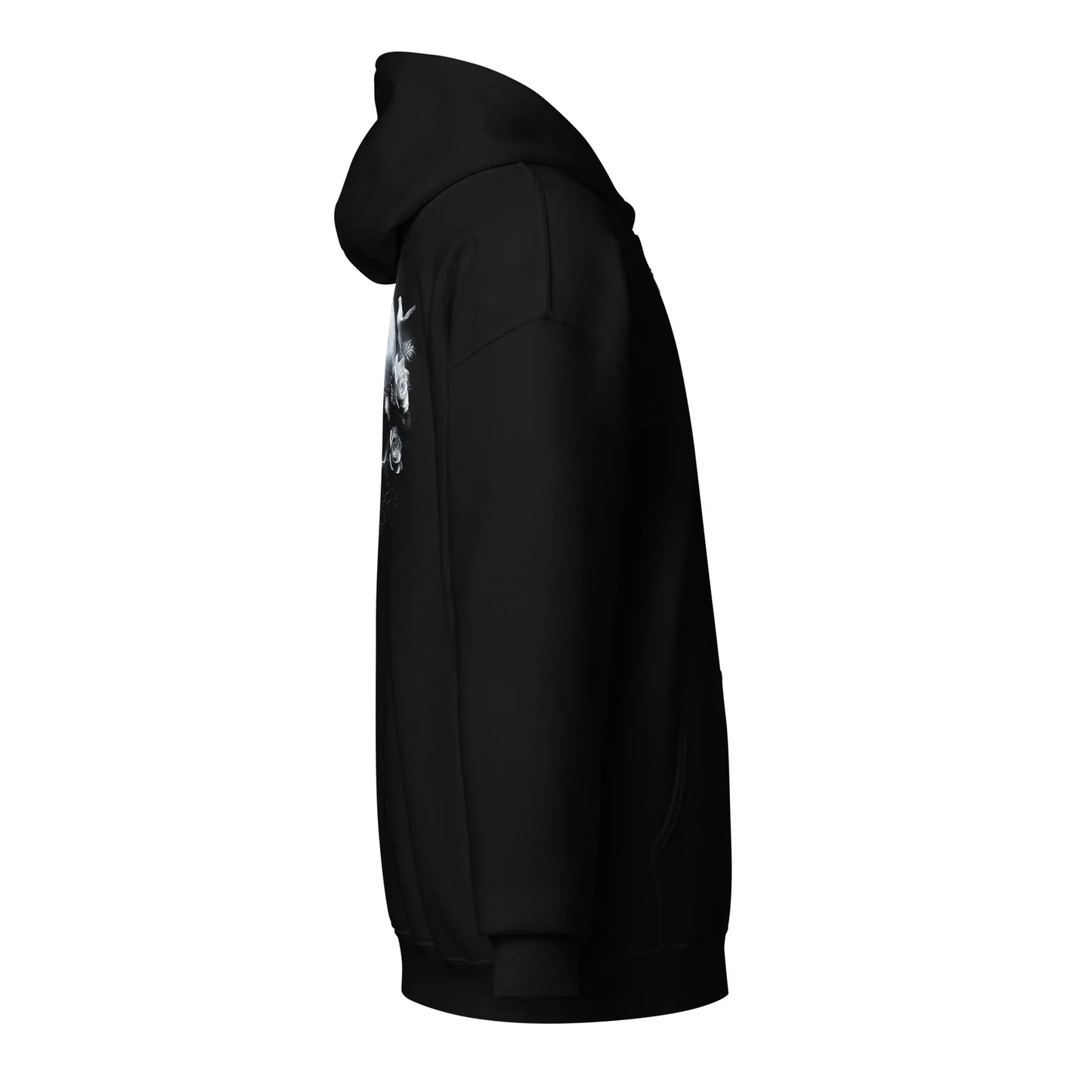 Silent Requiem Skull Hoodie – Gothic Design for Dark Fashion - DARK ELEGANCE