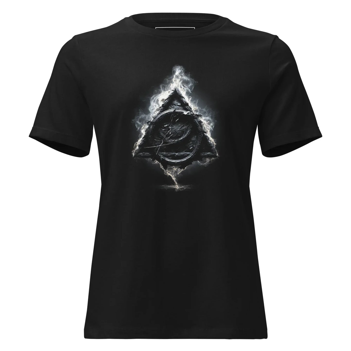Arcane Eye Within the Triangle T-Shirt – Gothic Surreal Design - darkelegance