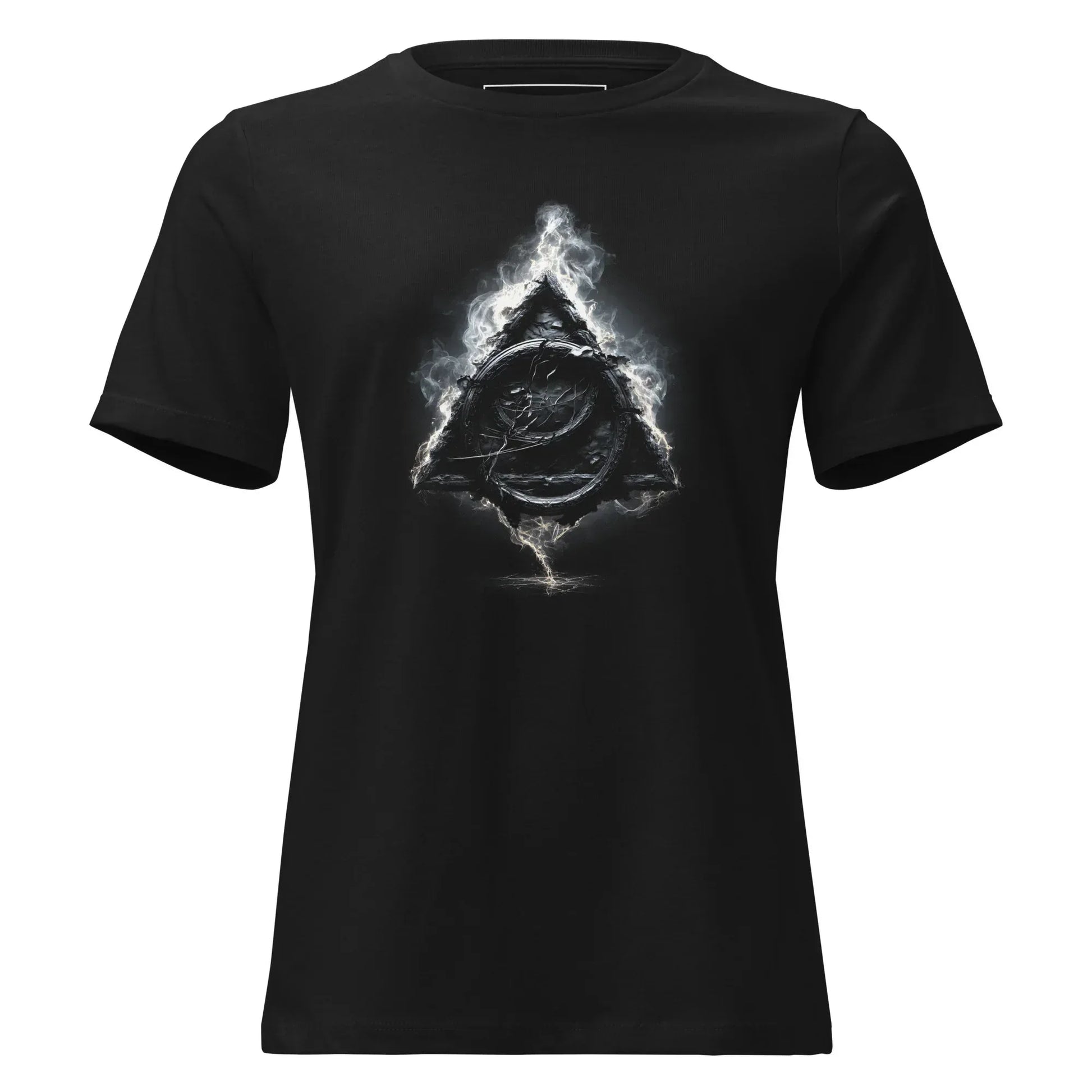 Arcane Eye Within the Triangle T-Shirt – Gothic Surreal Design - darkelegance
