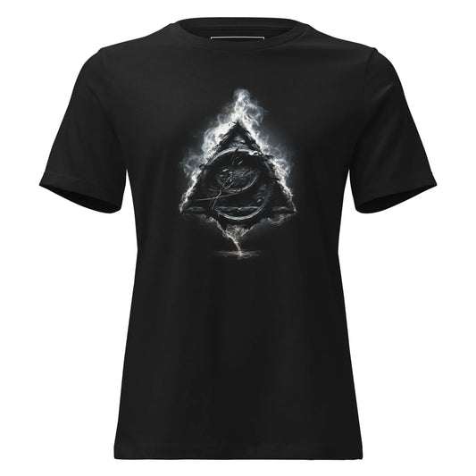 Arcane Eye Within the Triangle T-Shirt – Gothic Surreal Design - darkelegance